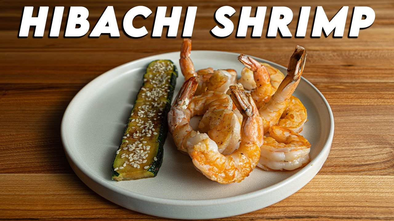 Hibachi Shrimp At Home Better Than Benihana | Plus Colossal Shrimp! (Hibachi At Home)