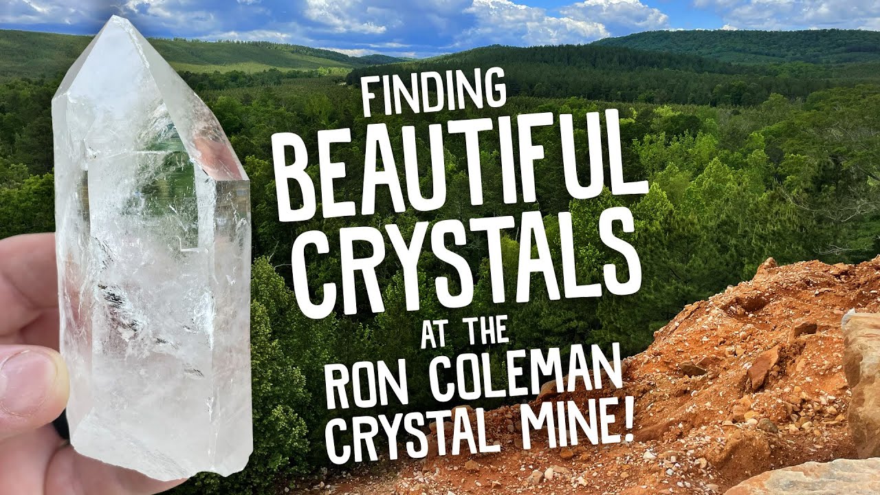 Finding Beautiful Crystals at the Ron Coleman Crystal Mine!!