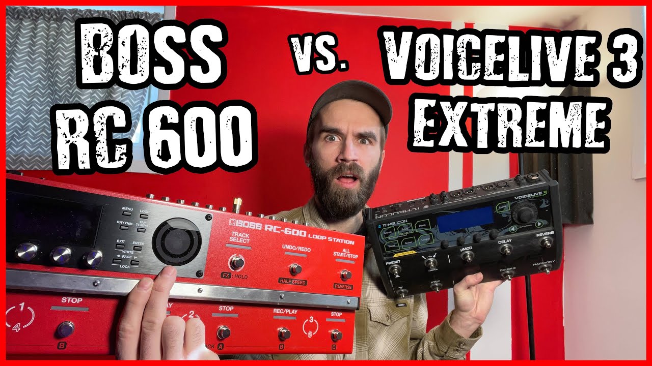 Can the Boss RC600 replace the TC Helicon Voicelive 3 Extreme?