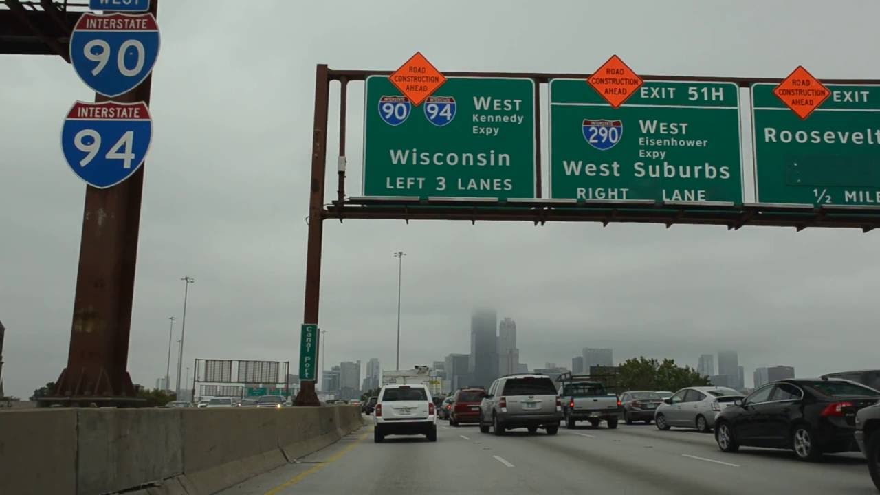 [IL] I-94 WB and I-90 WB (Dan Ryan Expressway) in Chicago (Oct 2016)