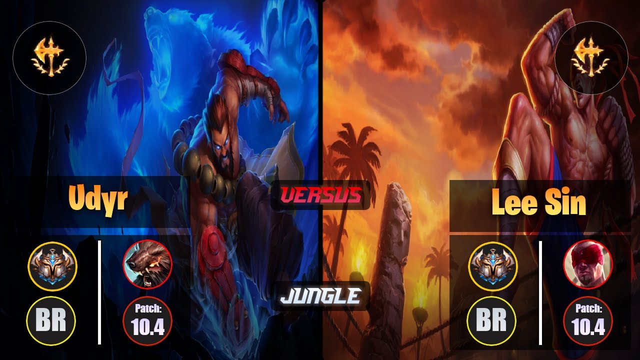 Challenger UDYR [Conqueror] (Jungle) VS  LEE SIN - Challenger BR Patch 10.4