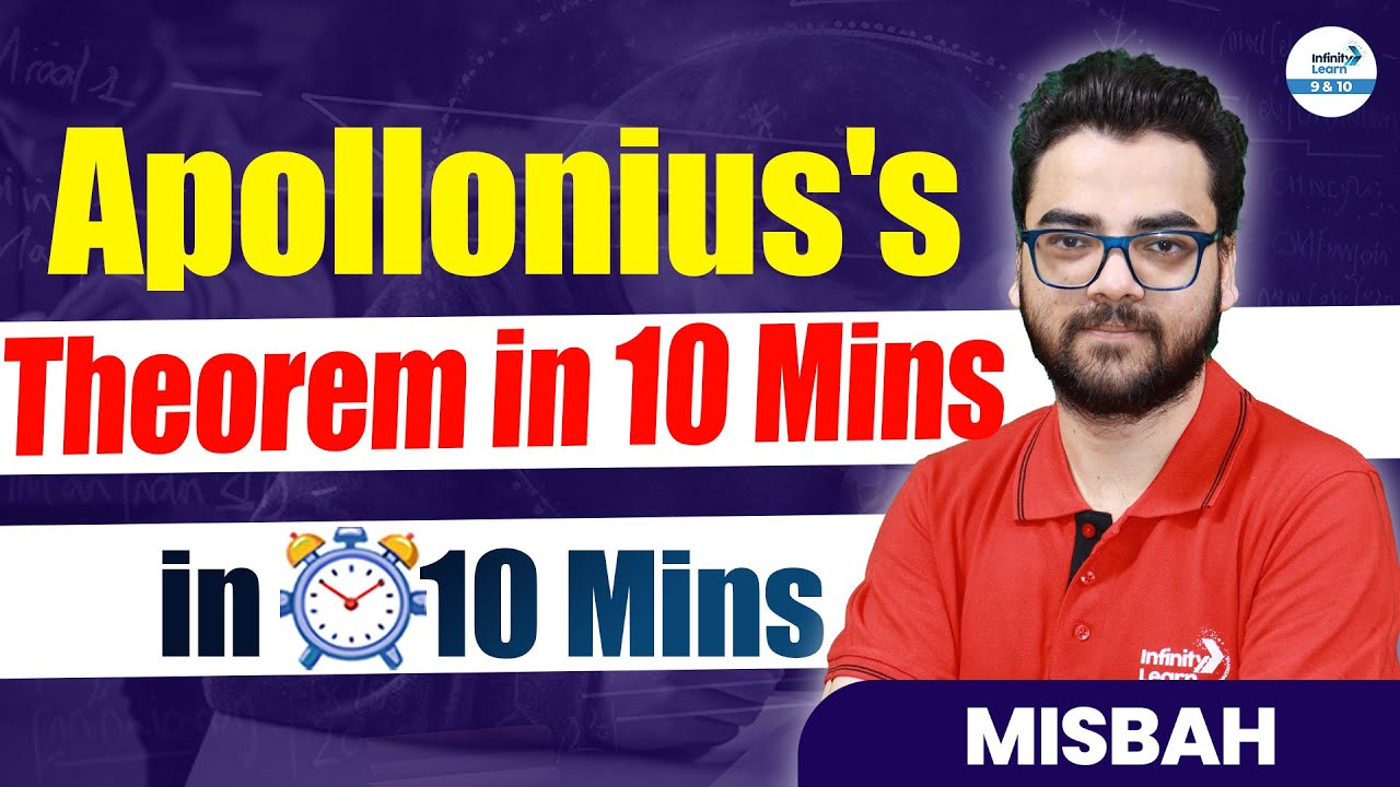 Apollonius's Theorem in 10 Mins | Class 10 Maths | #ConceptsUnder10Mins | @InfinityLearn_910