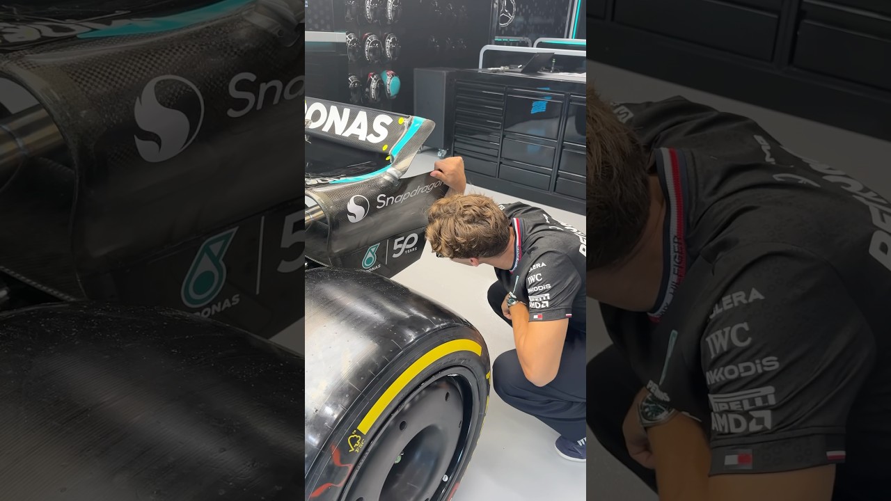 George Russell has a 200 IQ 🧠🕶️