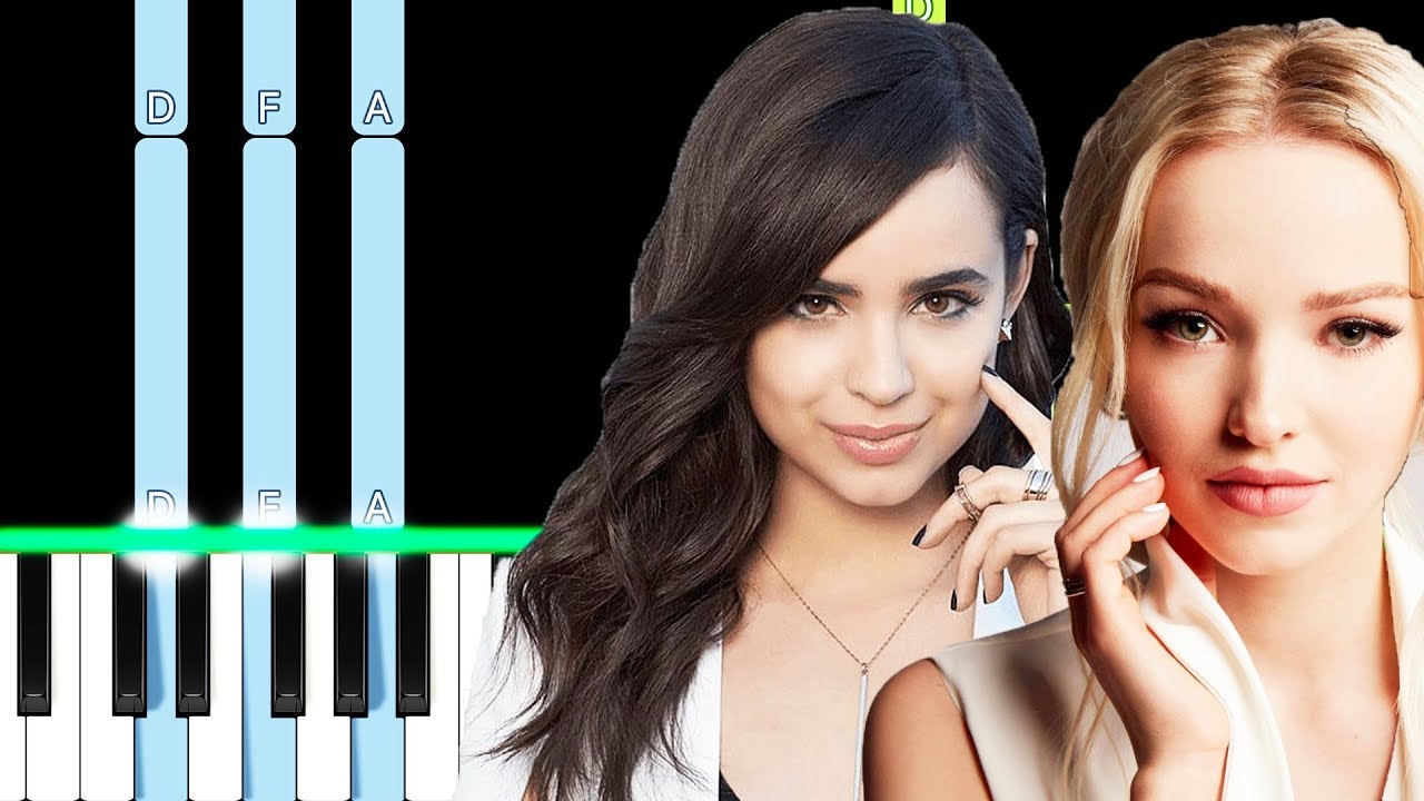 Sofia Carson, Dove Cameron, China Anne McClain - One Kiss (Piano Tutorial) By MUSICHELP