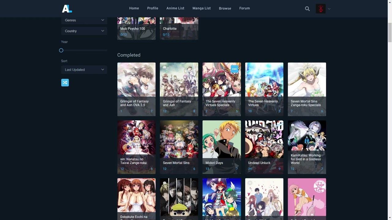 Anime Update - What am I Watching? #9 - More List Info
