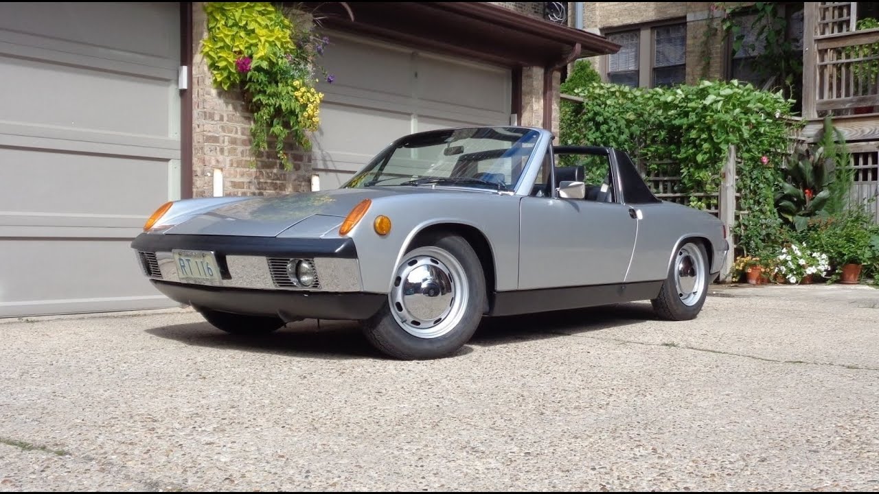 1972 Porsche 914 with 18K Original Miles & Engine Sound & Ride on My Car Story with Lou Costabile