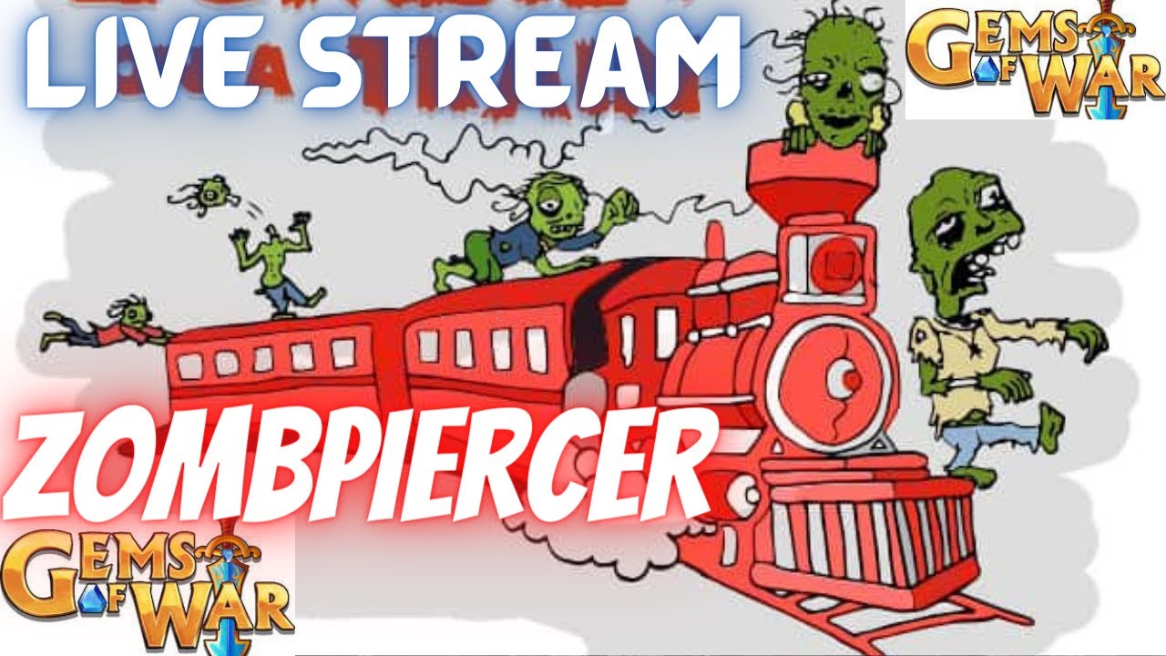 Gems of War 2022 Live Stream Zombpiercer Part 2 (Oct) / New Account Playthrough vs zombie apocalypse