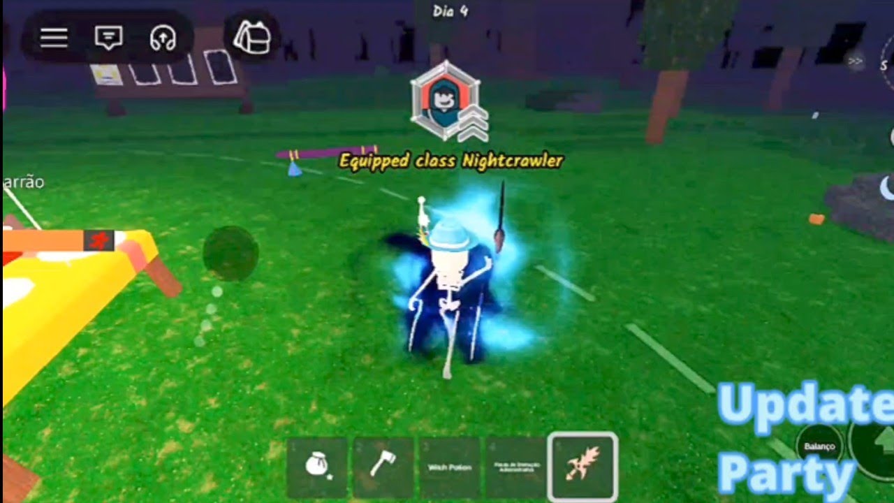 Nightcrawler no Update Party (99 Nights in the Forest - Roblox)