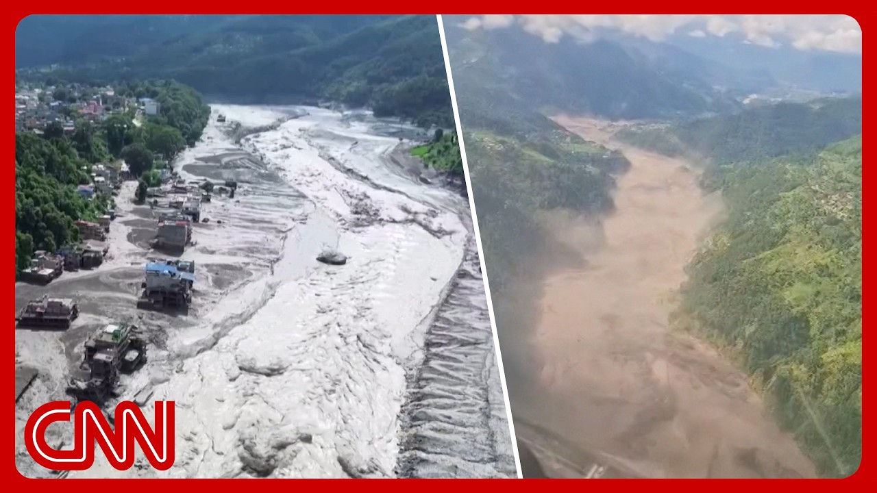 China-Nepal flash flood: Helicopter pilot describes everything he saw