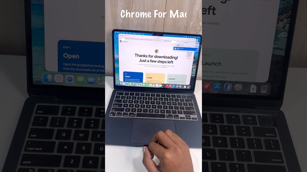 How to install chrome browser in mac | Chrome installation in MacBook Air