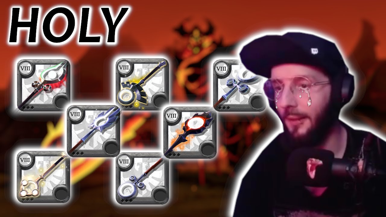 Get a kill with EVERY HOLY STAFF - Albion Online