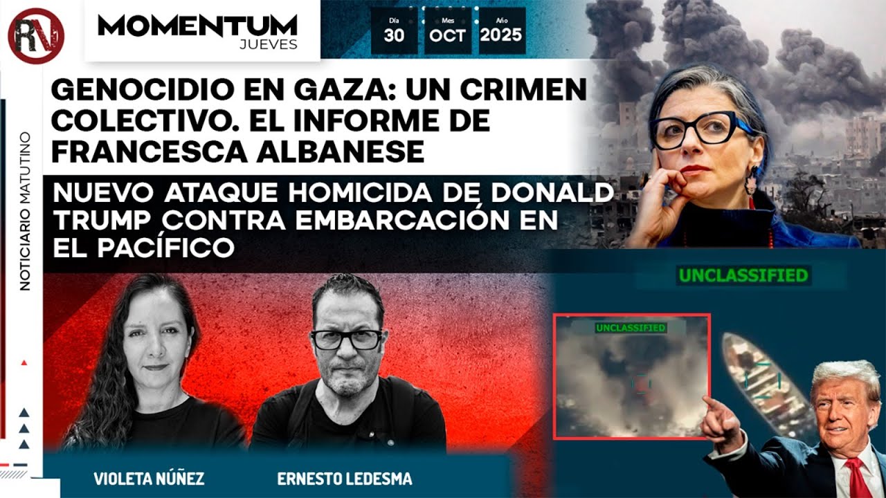 Genocidio en Gaza: un crimen colectivo. El informe de F. Albanese/ Nuevo ataque homicida de Trump