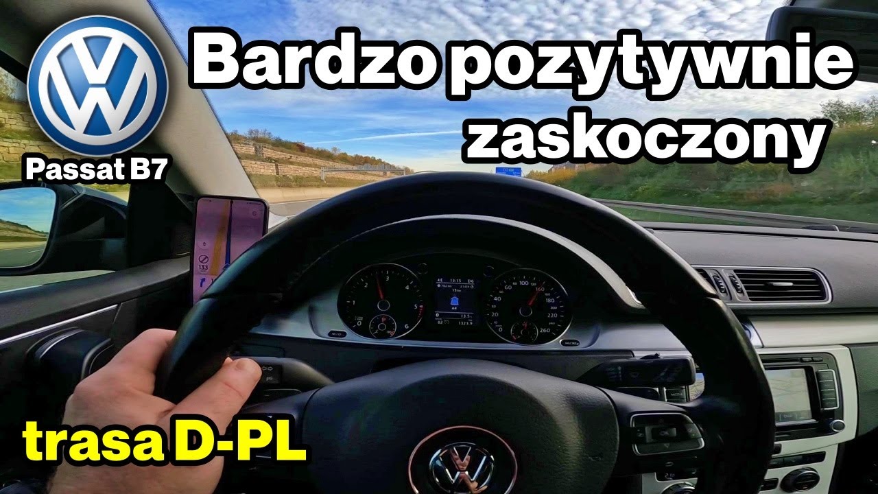 Bardzo pozytywnie zaskoczony. Test Passat b7 .Trasa Niemcy-Polska
