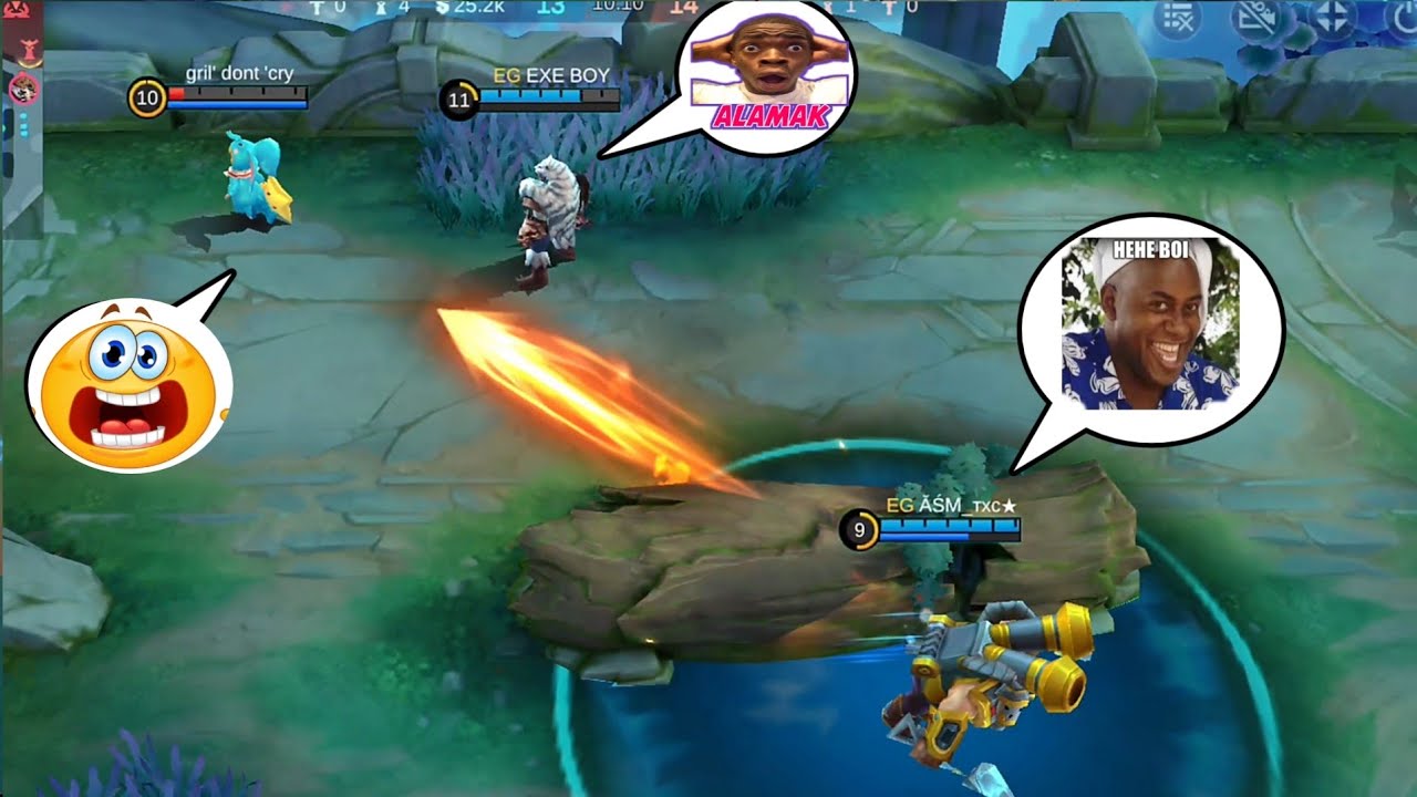Funny moments of Epic rank anomalies - MLBB MEME EXE