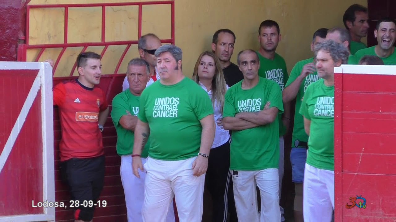 Lodosa, Toro con soga 2019, Sábado 28/09/19 y Recortadores Veteranos