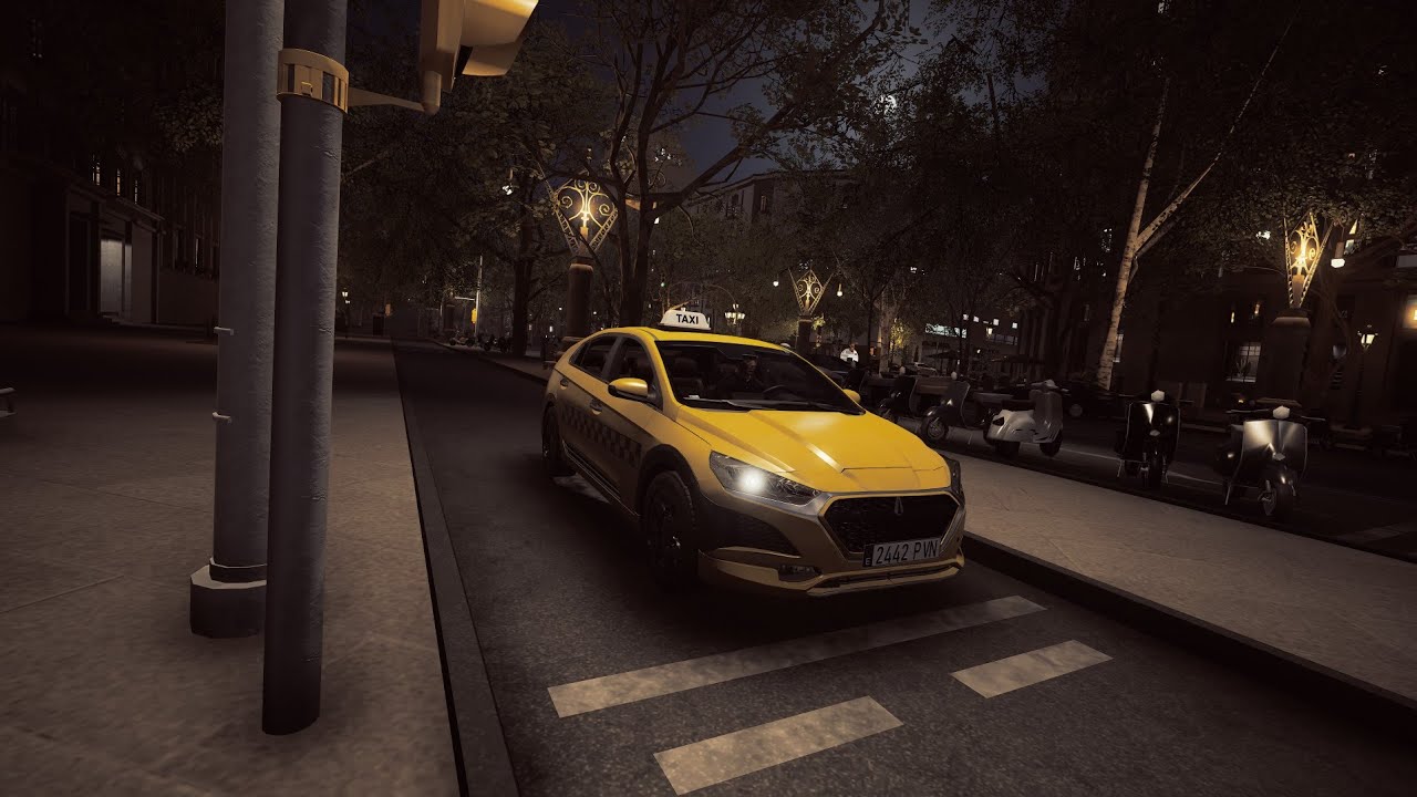 Taxi Life: A City Driving Simulator PS5 Gameplay | Conduite réaliste de nuit 🌛