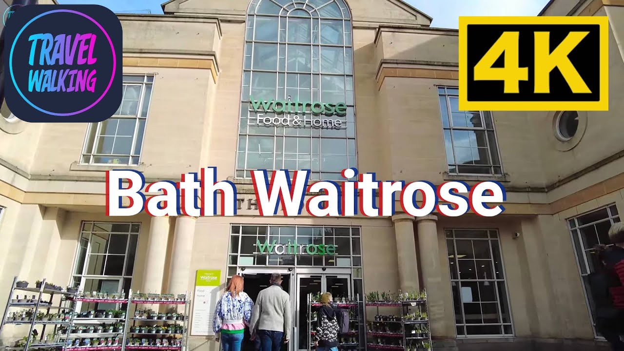 Bath Waitrose Supermarket Walk 4K | UK Grocery Shopping Tour