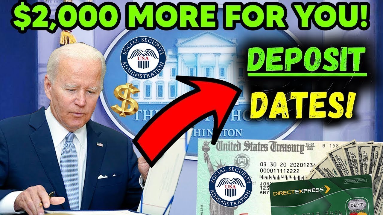 $2000 Stimulus Checks DATE! SSI, SSDI MORE!! LOW INCOME SSI SSD RRB VA! Stimulus Check Update