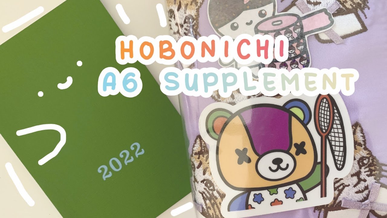 Hobonichi A6 Weekly Supplement Comparison & First Impression