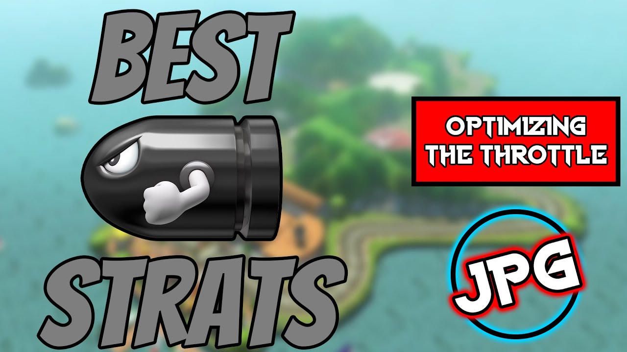 The BEST BULLET BILL STRATS in Mario Kart 8 Deluxe | Optimizing the Throttle
