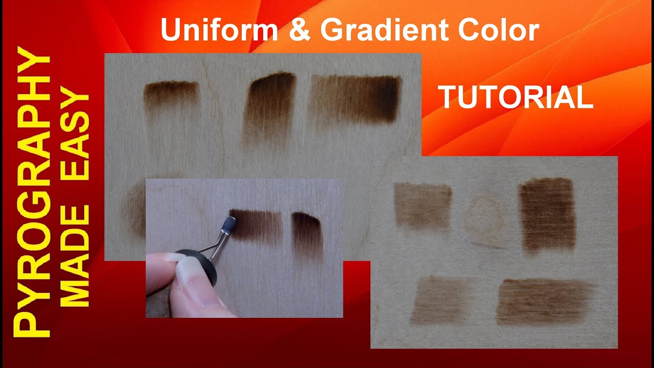 Pyrography Shading Tips, чтобы получить градиентную штриховку для начинающих в дровах