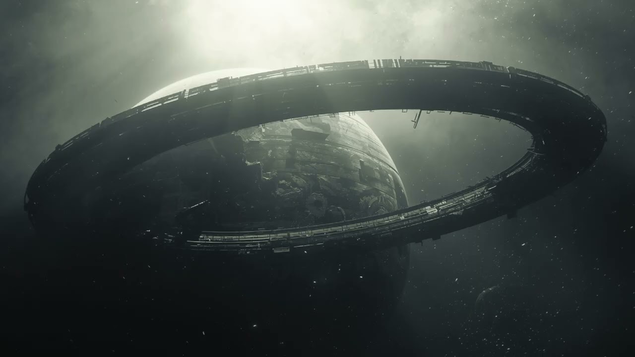 Ruins of a Ringworld Broken Arcs Above a Dead Planet ⚙️ 2 Hour Dark Ambient Sci Fi Soundscape  Overw