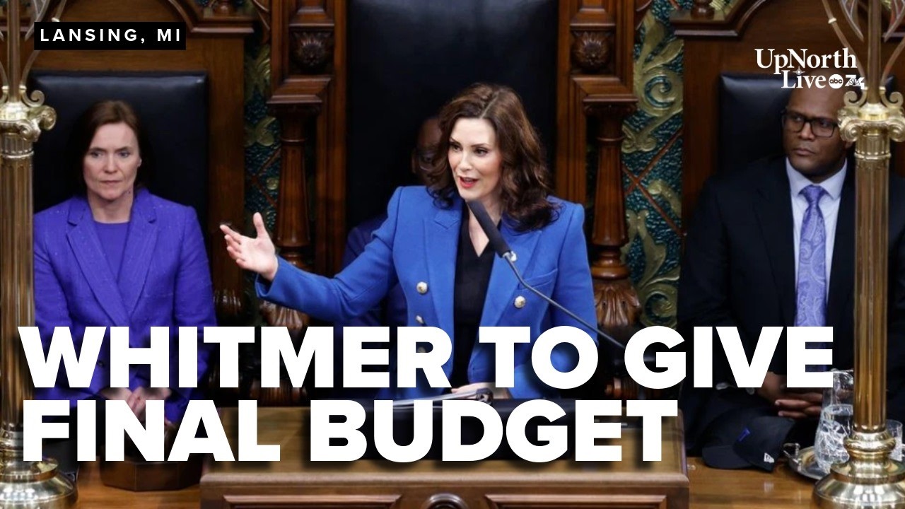 LIVE: Whitmer gives her final budget recommendation to lawmakers
