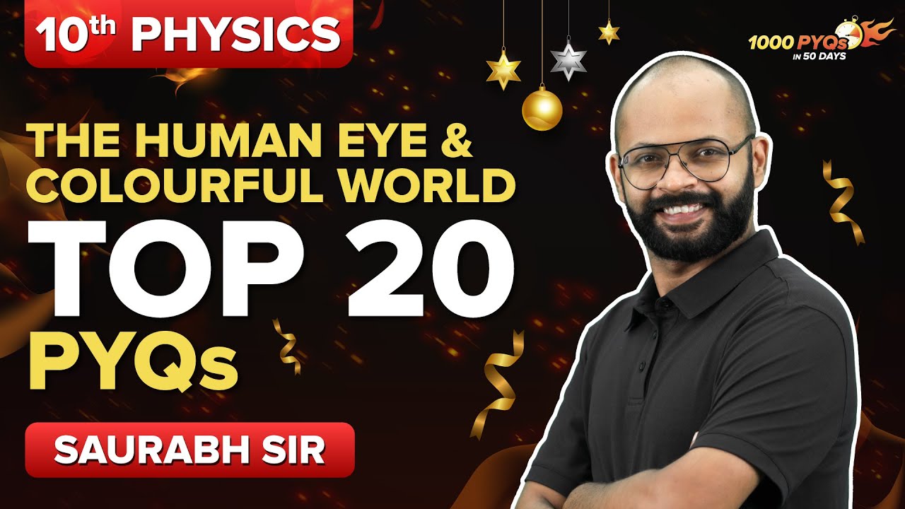 The Human Eye and Colorful World Class 10 Science Previous Year Questions to ACE CBSE Boards 2023