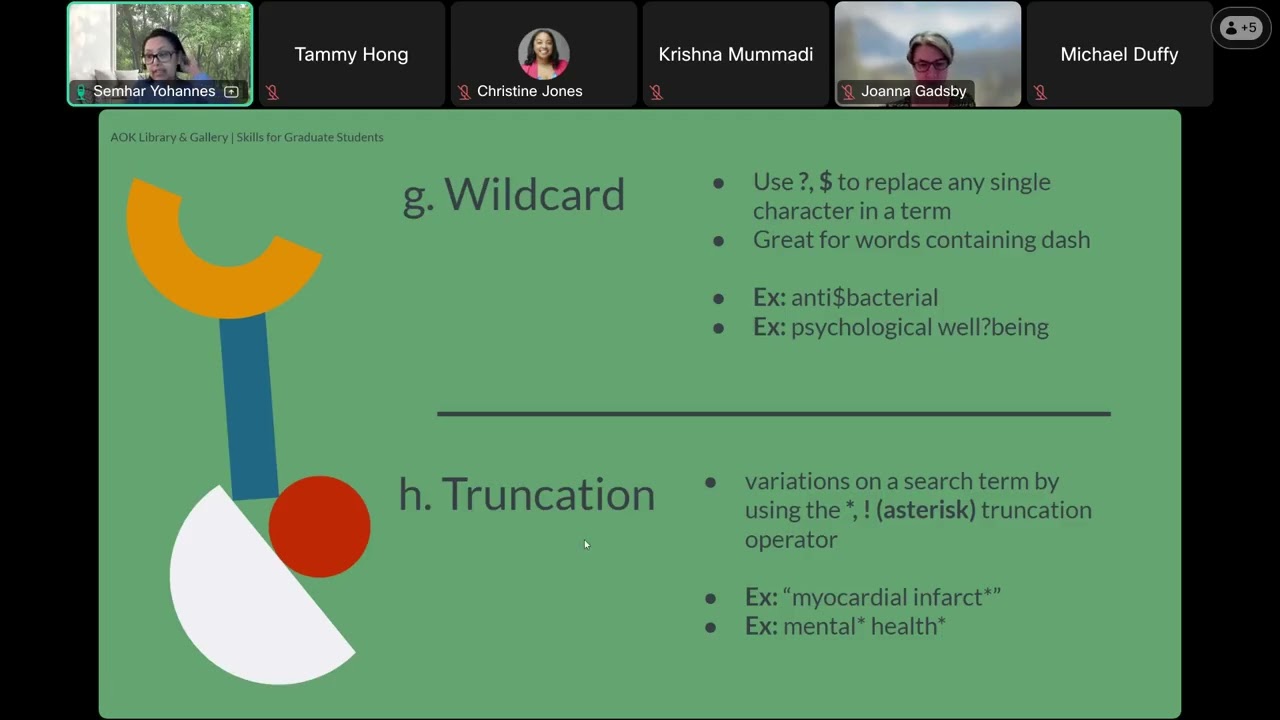 Skills for Graduate Students Advanced Research Skills