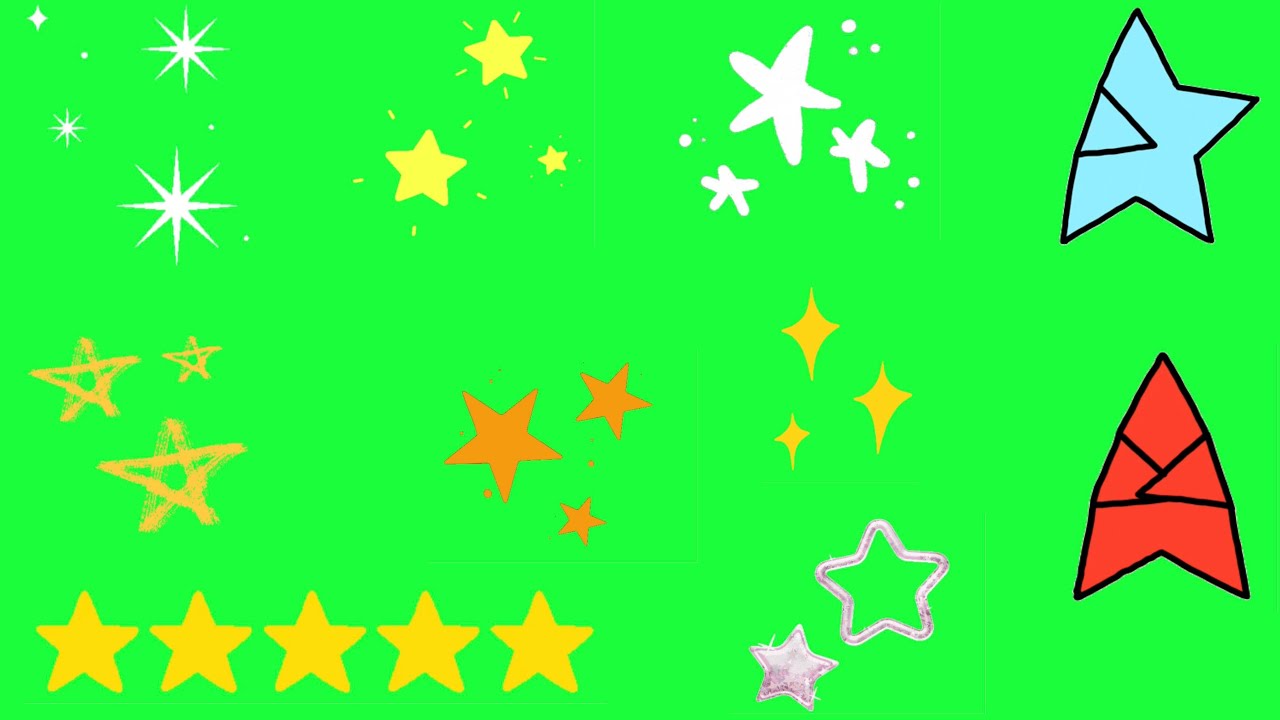 Stars | green Screen effects | Animated Stars