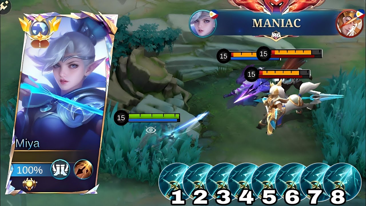 GLOBAL MIYA BRUTAL 1 SHOT BUILD TO DOMINATE LATE GAME!💀(Almost savage🔥) MIYA BEST 1 HIT BUILD