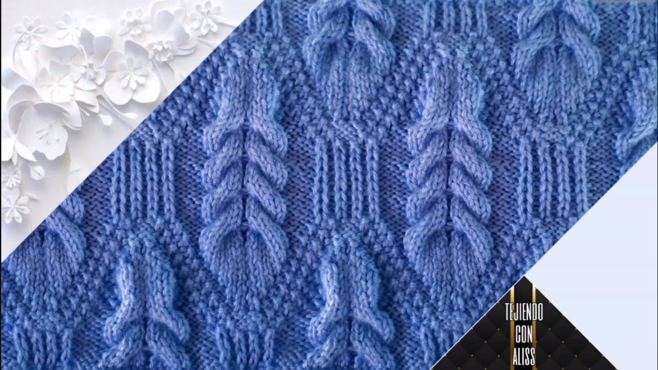 #297 - TEJIDO A DOS AGUJAS / knitting patterns / Alisson Aldave