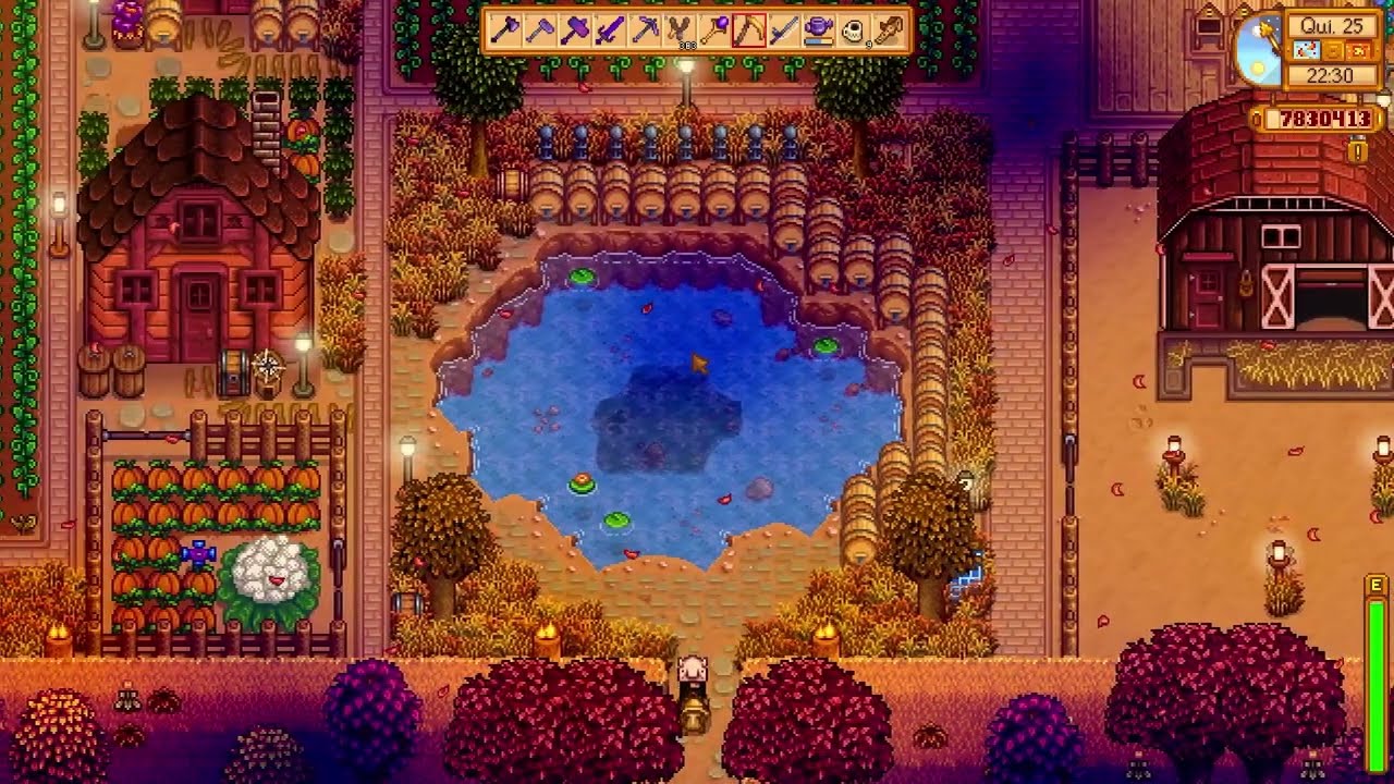 Stardew Valley: Um dia na minha fazenda do 1.5