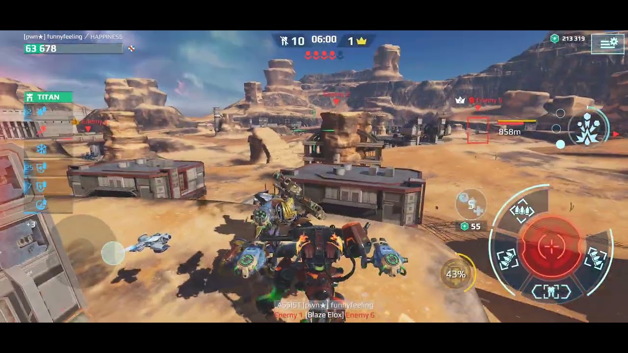 Get wrecked #warrobots #smartphone #gaming ##gameplay ##noobplayer #ffa #winning #beastmode #noob