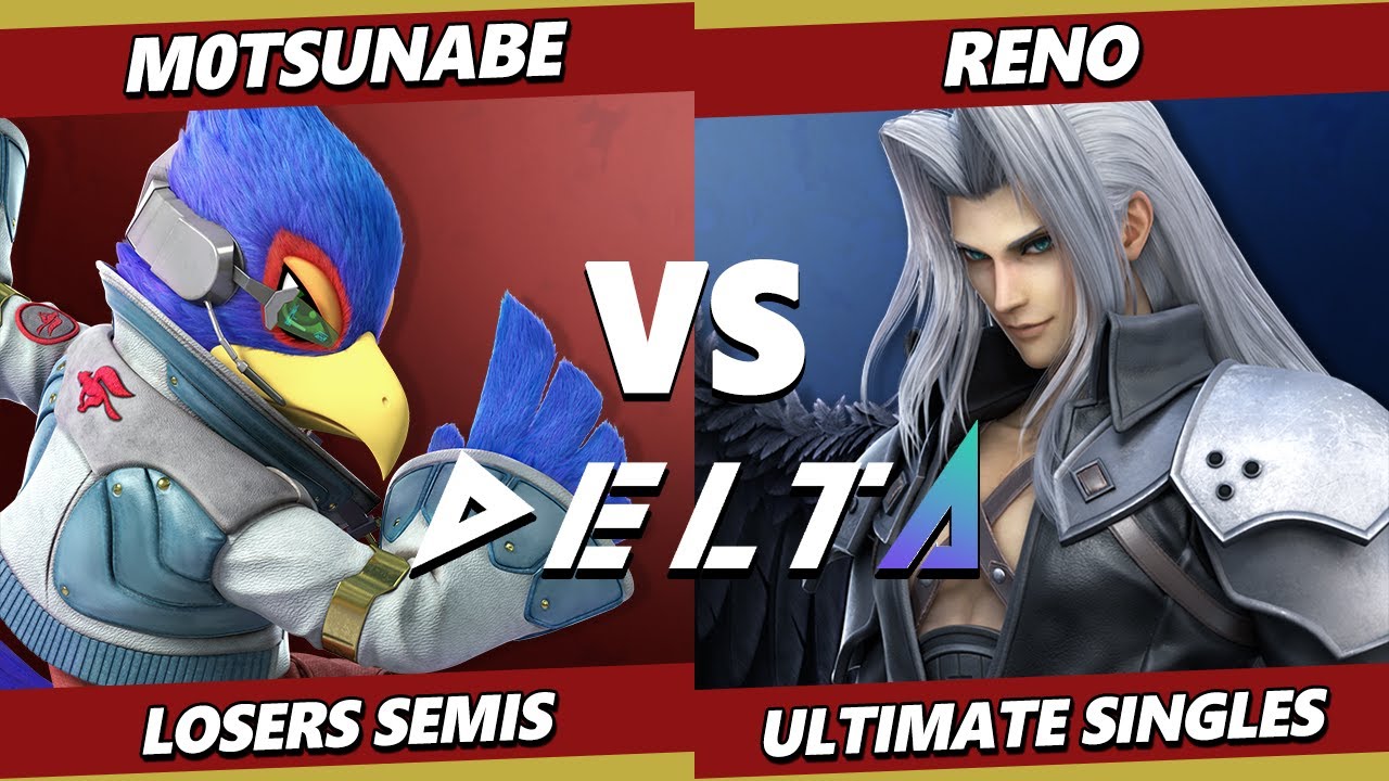 Delta 8.5 LOSERS SEMIS - M0tsunabE (Falco) Vs. Reno (Sephiroth) Smash Ultimate - SSBU