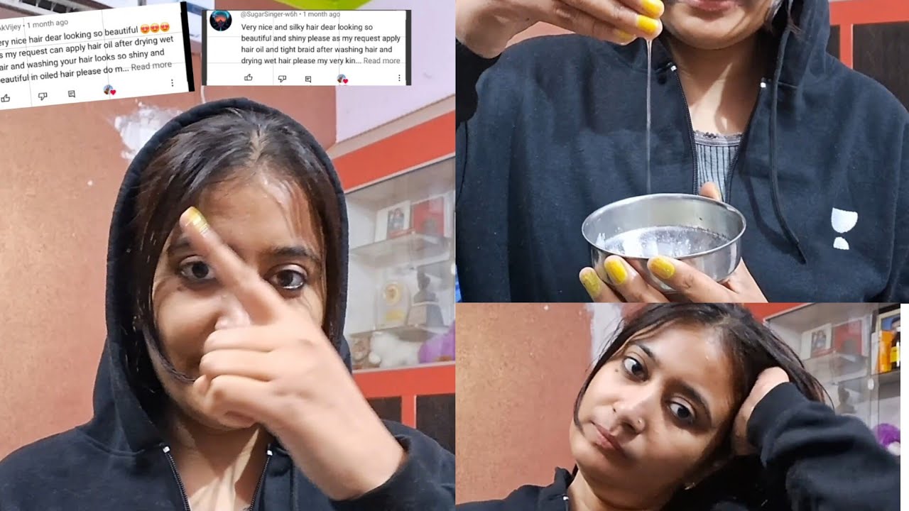 heavy hair oiling vlog 💁🏼‍♀️👩🏻‍🦰 #minivlog #hairoiling #oiling #viral #indianhairgrowth #youtube