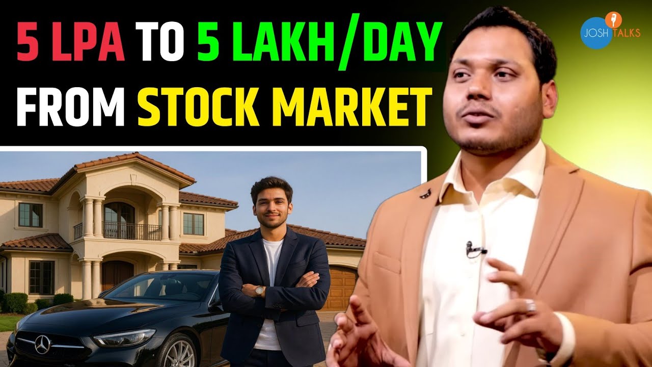 This Is How I'm Making Profit of 5 Lakhs Per Day From Stock Market| Subasish Pani | Josh Talks