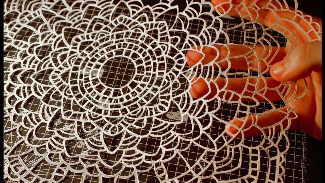 Crazy Mandala Stencil