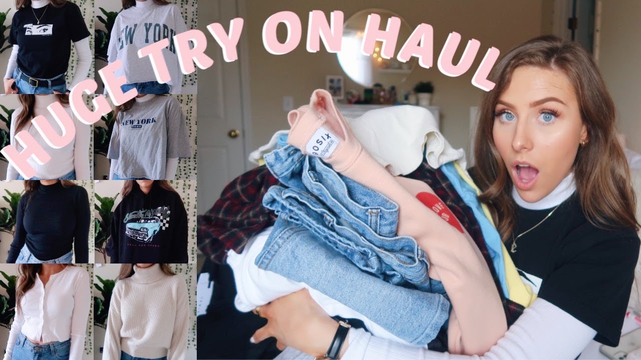 HUGE SPRING & WINTER TRY ON HAUL | BRANDY MELVILLE, URBAN OUTFITTERS & MORE!