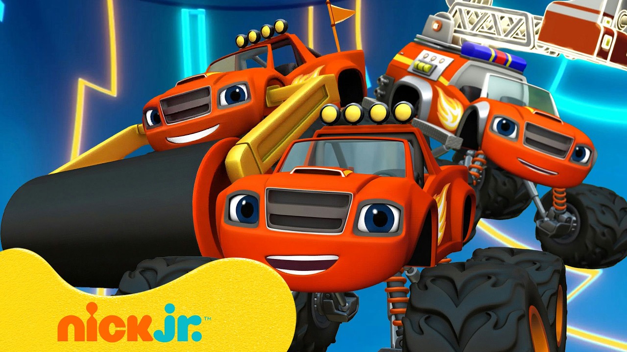 Blaze i mega maszyny | 3 GODZINY MARATONU z najlepszymi transformacjami i misjami Blaze'a | Nick Jr.