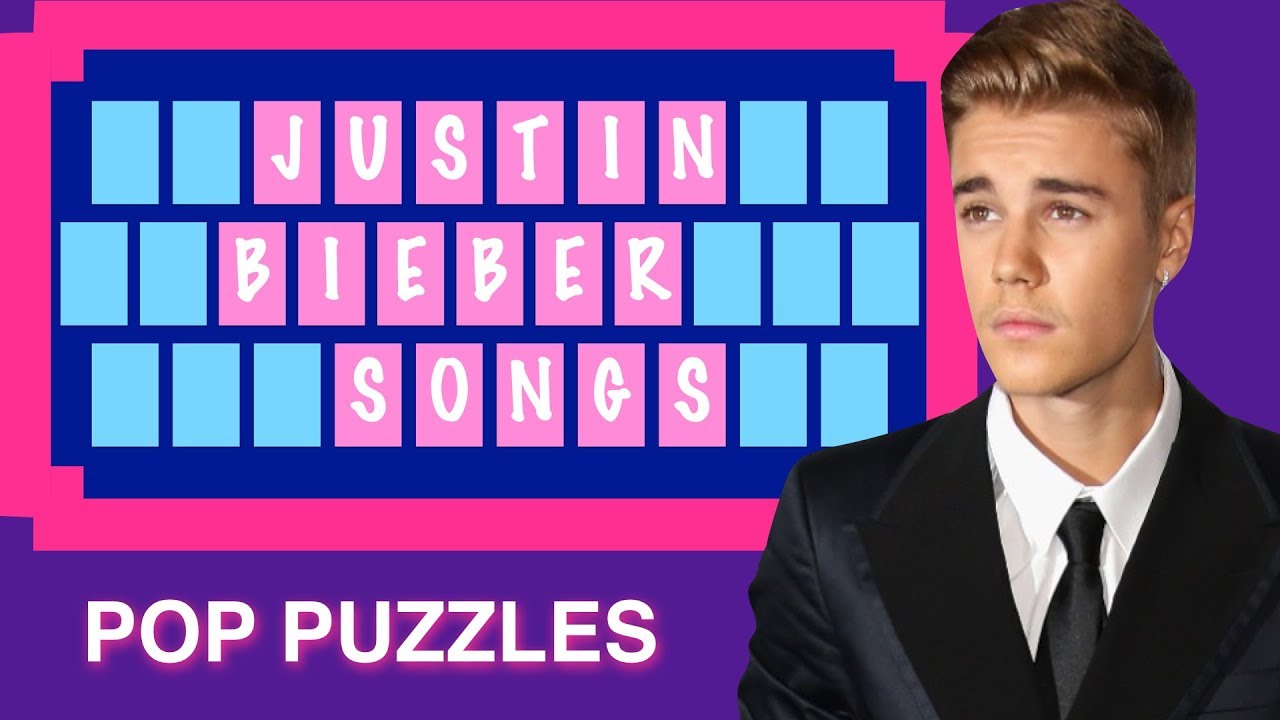 POP PUZZLES #5: Justin Bieber ★ Can you solve the puzzles before the time runs out?