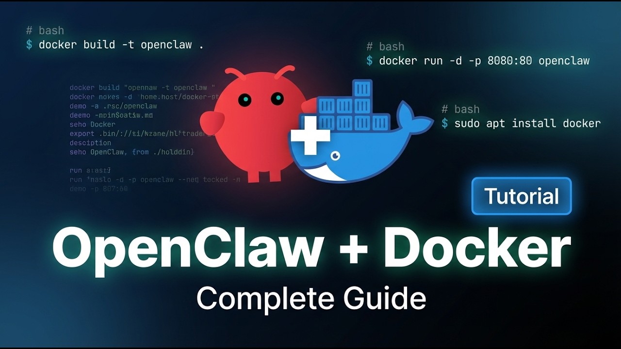 Como instalar o OpenClaw com Docker | Tutorial completo