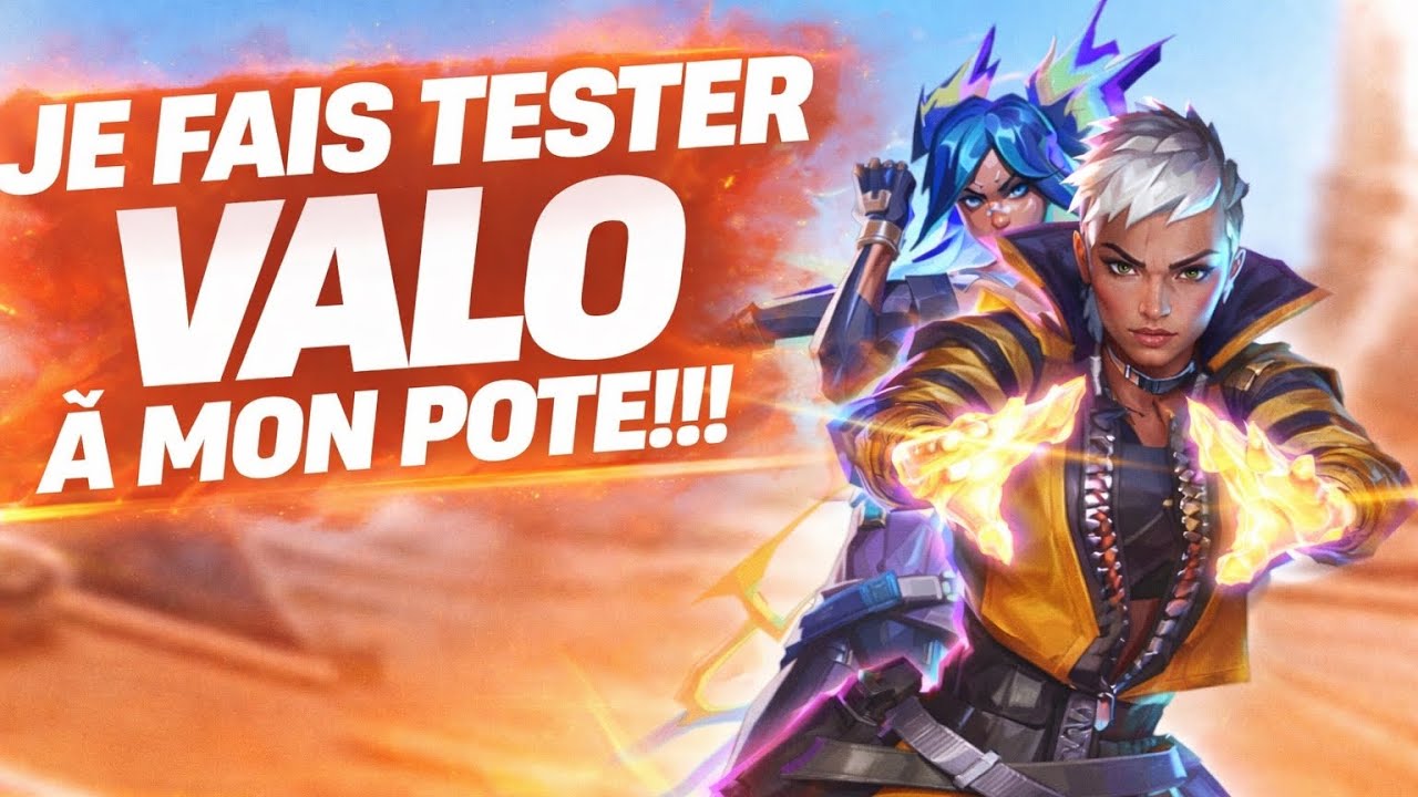 LIVE VALO/ JE FAIS TESTER VALO A MON POTE! / 40 LIKES= 1SKIN
