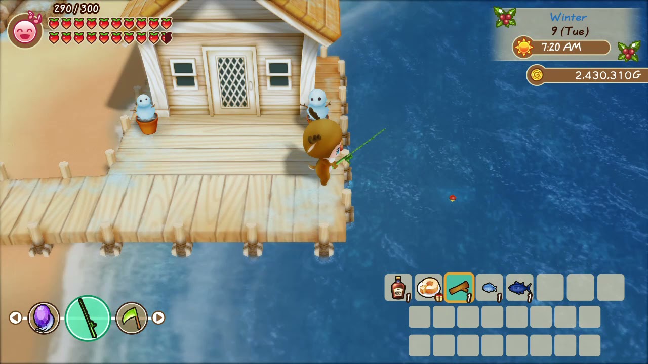 Story of Seasons: Friends of Mineral Town - Catching Anglerfish