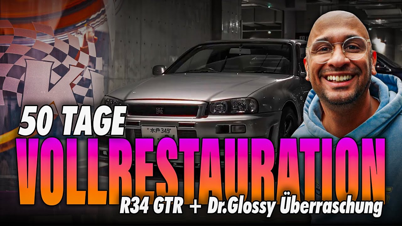 JP Performance - 50 Tage Vollrestauration R34 GTR + DR. Glossy Überraschung