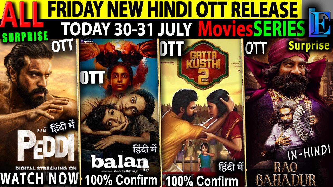 FRIDAY NEW Hindi OTT Release 30-31Jul l BalanTheBoy-HaiJawani-MaaIntiBangaaramHindi-ToxicMovieSeries