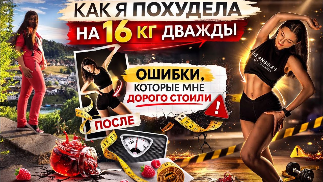 Похудела 2х на 16 кг. Ошибки, которые привели к РПП. Чего я не знала раньше ❌
