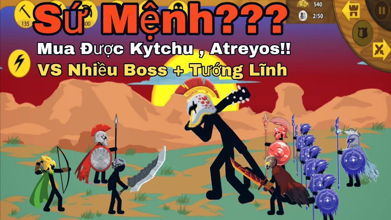Sứ Mệnh Này Có Thể Mua Được Kytchu, Atreyos, Xenophon Và Các Tướng Lĩnh Khác | Stick War Legacy 