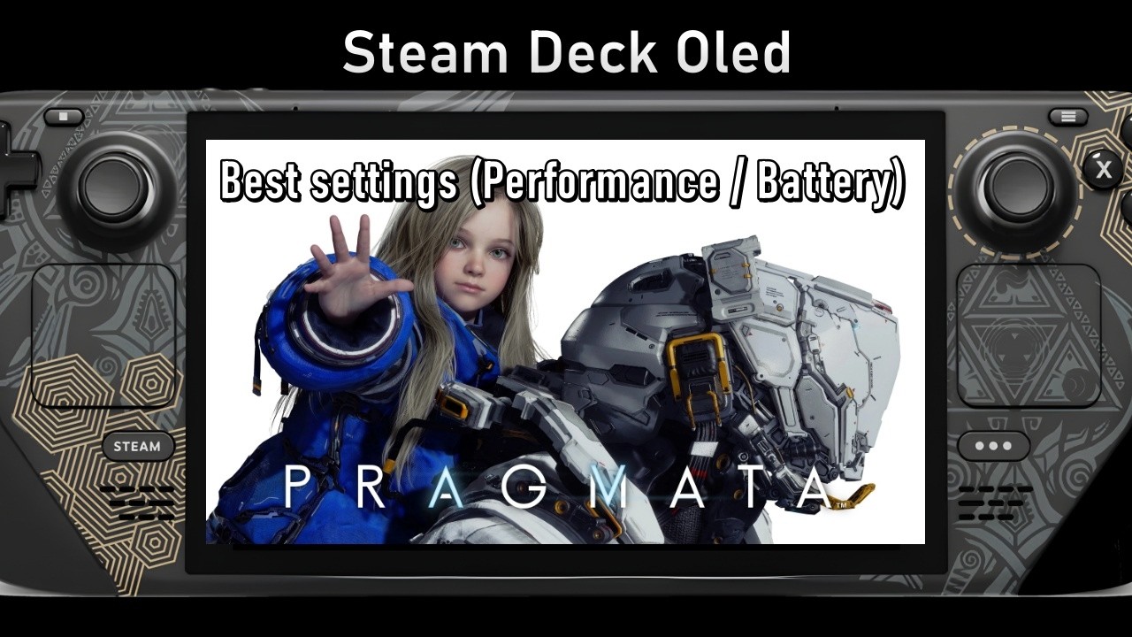 Pragmata on Steam Deck Oled with optimized settings