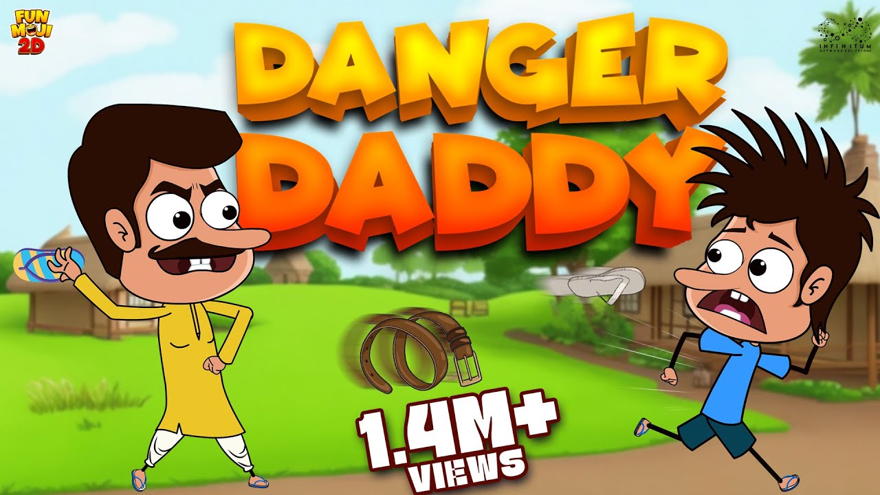 Danger Daddy | Dad son comedy | Mama Alludu | Village Comedy | Funmoji 2D | Infinitum